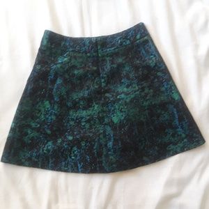 {Banana Republic} Jacquard A-line Mini Skirt Sz 0